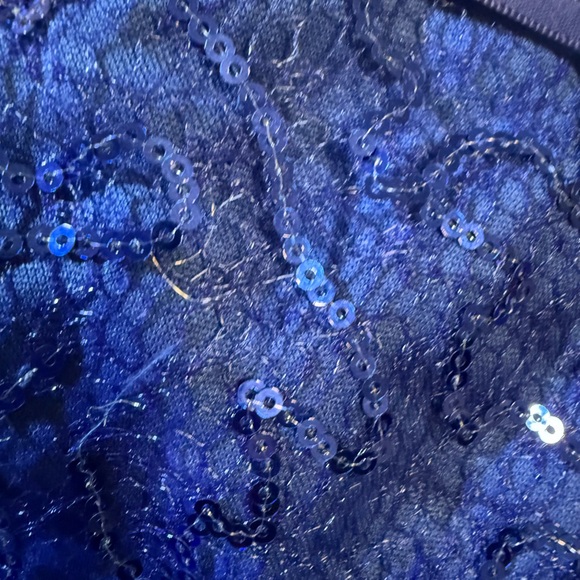 Dancing Queen sequins Gowns for wedding, prom, formal event etc NWT blue or gray - Picture 7 of 12